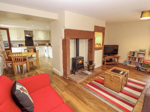 Cottage | Living area | Fireplace