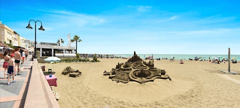 On the beach