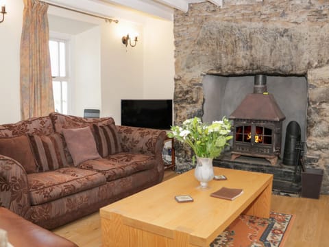 Cottage | Living room | Fireplace, DVD player, foosball