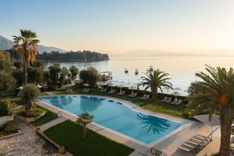 2 outdoor pools, open 10:00 AM to 8:00 PM, pool umbrellas, sun loungers
