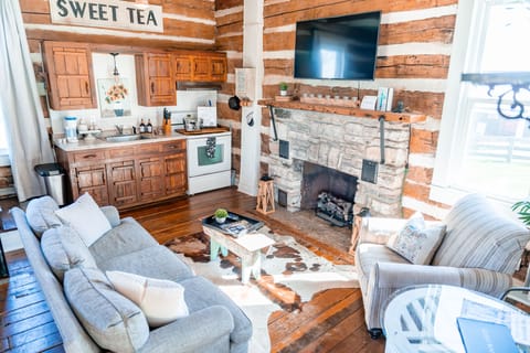 Watch a movie or your favorite Netflix show while sitting by the fire. 