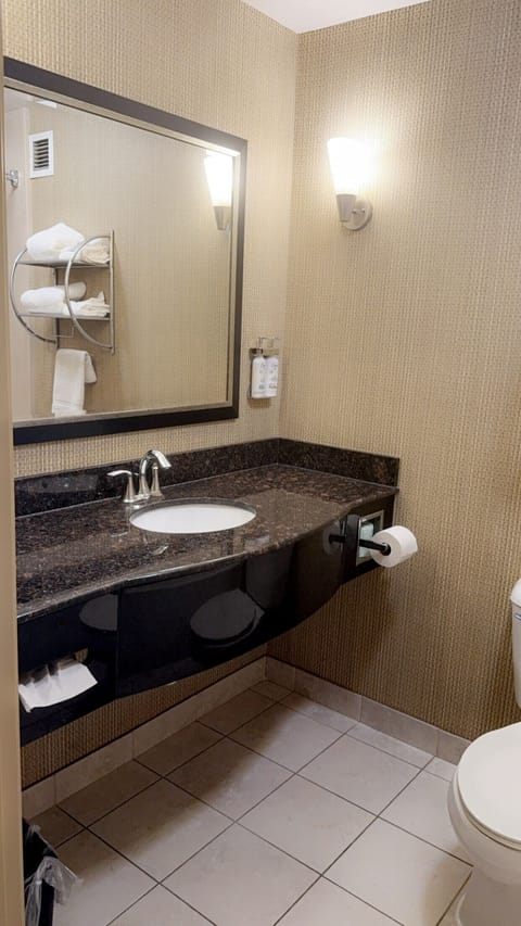 Free toiletries, hair dryer, towels, soap