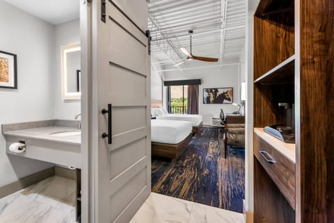 Standard Room, 2 Queen Beds, Non Smoking | Hypo-allergenic bedding, desk, laptop workspace, blackout drapes