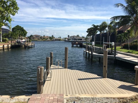 Catch all types of fish from our private dock, or tie up your boat here!