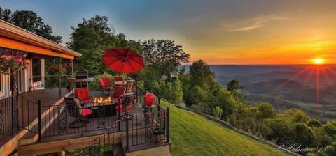 The sunsets are breathtaking !!