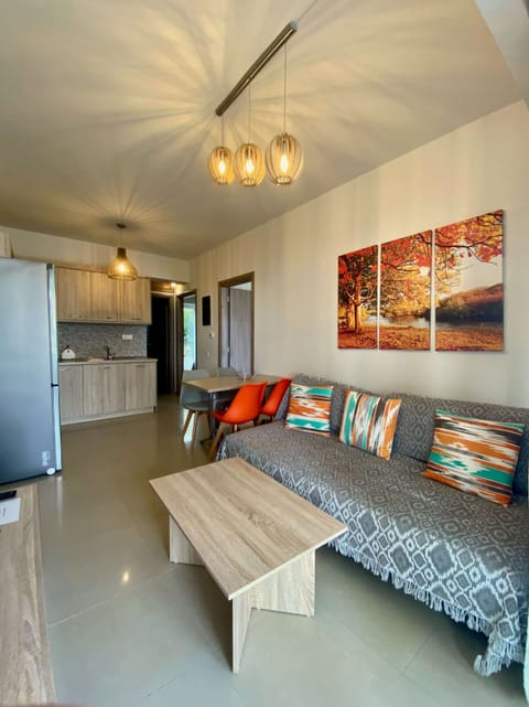 Luxury Apartment, 2 Bedrooms | Living area | LED TV