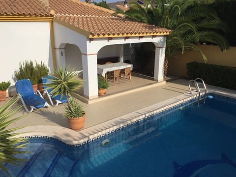 Casa Miantojo with porche and private pool.