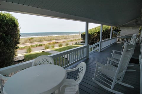 Relax on the covered porch looking over the panoramic view of the Atlantic Ocean