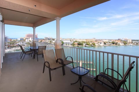 Wake Up. Breathe the Fresh Air. Look Out and Enjoy. View from Balcony.