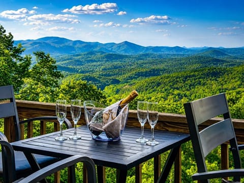 Champagne Toast to the Mountains