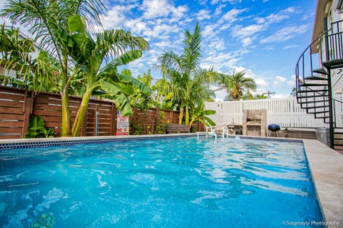 Poolview- chill in the pool after a long day of having fun.