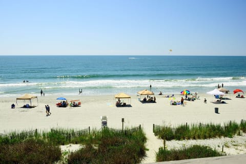 Beach from the balcony