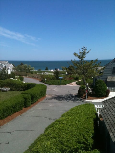 Just steps from path down to the beach.  Can easily go back and forth for baby's naps and lunch