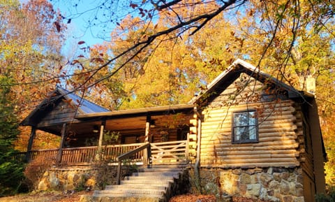 Newly updated/ painted front of Cabin