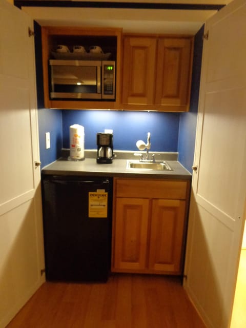 Kitchenette in king suite on the lower level