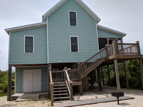 2 Bedroom beach house.  Enjoy the view and fresh sea air from the front porch.