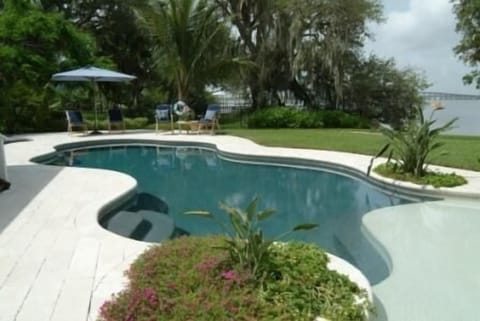 Pool Overlooking River