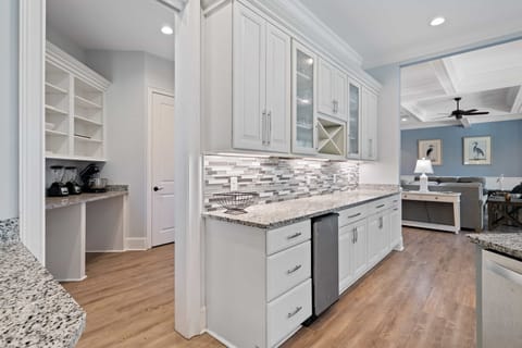 Large walk-in pantry off the kitchen. Plenty of storage.  