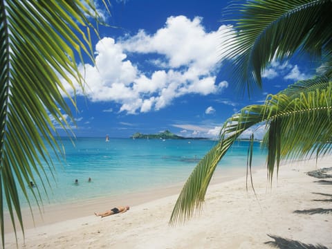 Nearby Reduit Beach