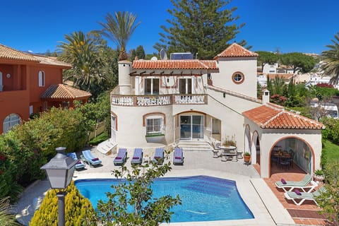 Exterior of the Villa with sea view