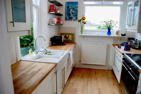Modern Kitchen with views to Royal Troon.
