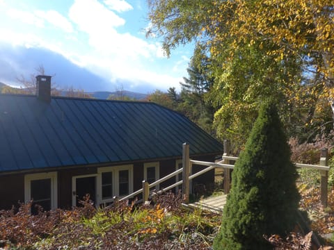 View of Catskill Mountains from lawn.  