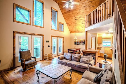 Huge windows for natural lighting.