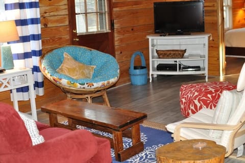 colorful cozy den 