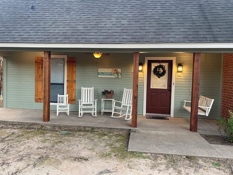 Our welcoming front porch!