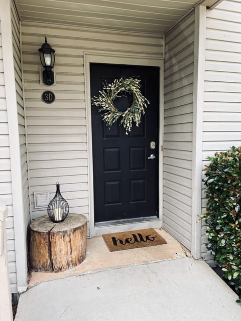 Front Door Parking Lot Level Entry