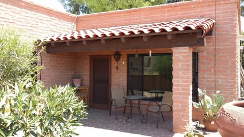 Quiet lovely back patio