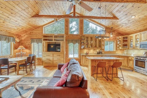 A large, open living room dining area for gathering and togetherness.