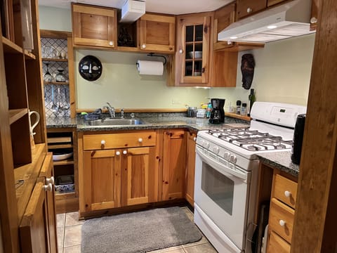 Well equipped kitchen.