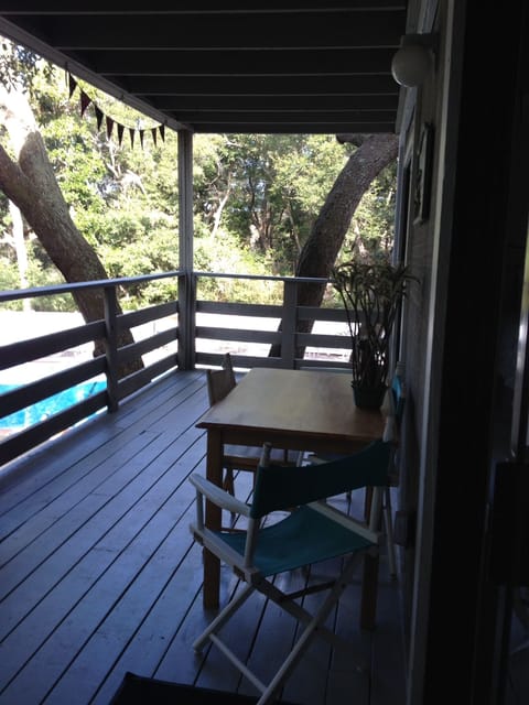 Large Porch overlooking Pool