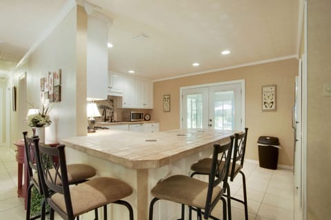 Kitchen Bar leading to Porch