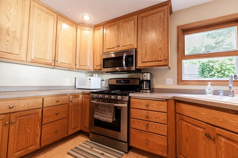 Well stocked kitchen