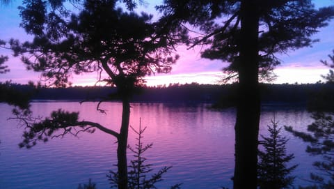 watch the sunset right from the living room or deck