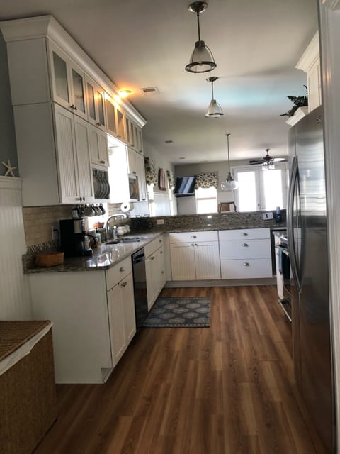 Fully stocked kitchen