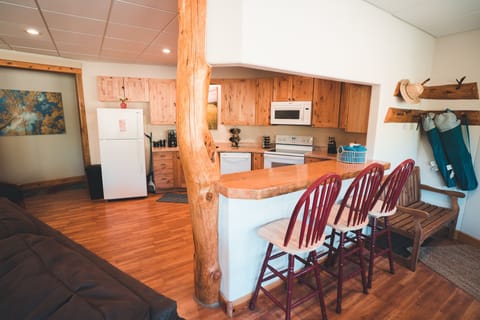 Rustic breakfast bar