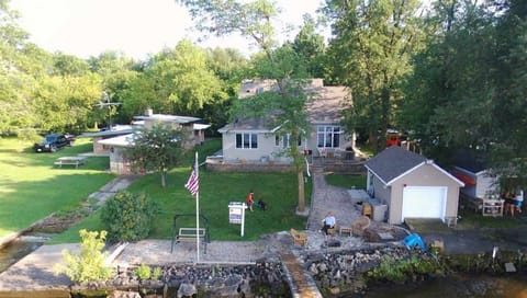 Aerial view of backyard (old picture not for sale)