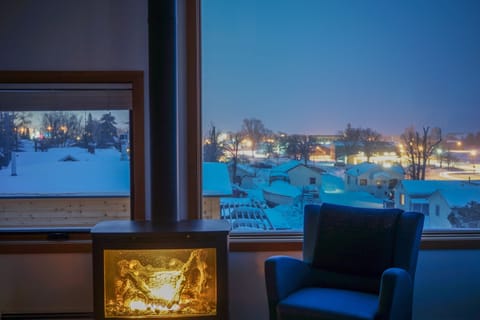 The village in winter.