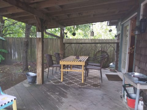 Back covered patio