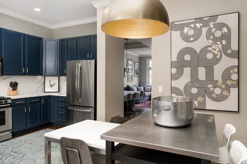 Fully Furnished and Stocked Chef's Kitchen! Gather with your Group in this Stunning Space, Weber Grill on the Balcony, Kitchen Essentials and Coffee/Tea Provided