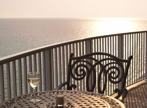View from your private balcony every night