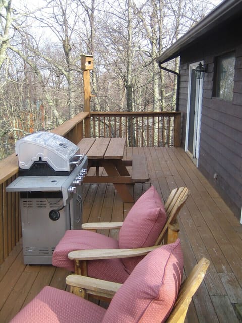 Outside deck