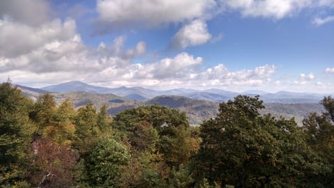 Spectacular view from Master bedroom, den, and deck.