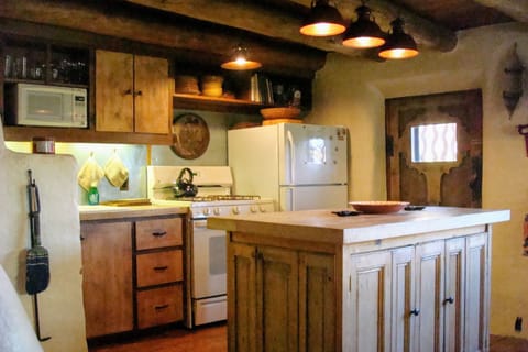 Another Kitchen View..  Check Out Door.  All In House Custom And Different