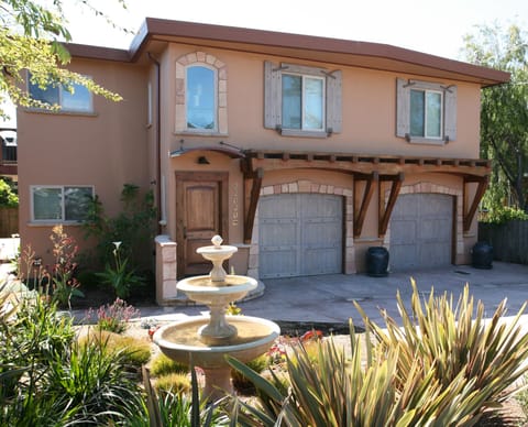 Meticulously crafted exterior radiates Mediterranean charm.