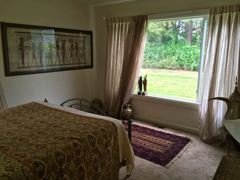 Master Bedroom, done with items from Egypt/Middle East