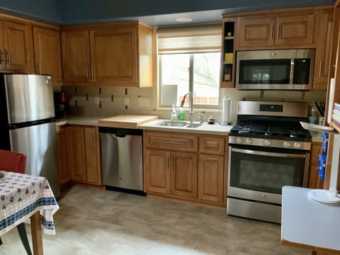 Kitchen Window/Refrigerator